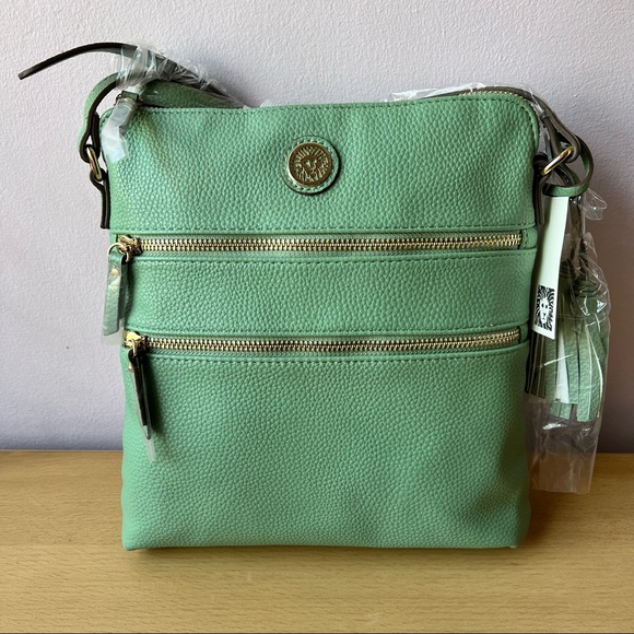 Anne Klein Bags Brand New Anne Klein Phystashio Green Crossbody Bag